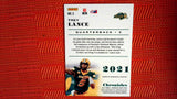 2021 Panini Chronicles Draft Picks Football #3 Trey Lance Mega Box Orange Default Title