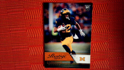 2021 Panini Chronicles Draft Picks Football #77 Chris Evans Prestige Draft Picks Mega Box Orange Default Title