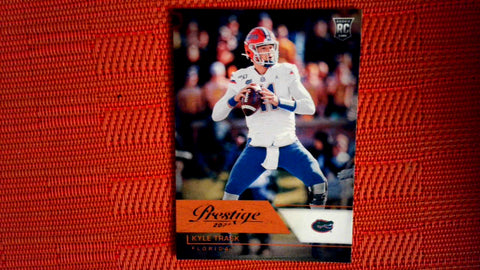 2021 Panini Chronicles Draft Picks Football #86 Kyle Trask Prestige Draft Picks Mega Box Orange Default Title