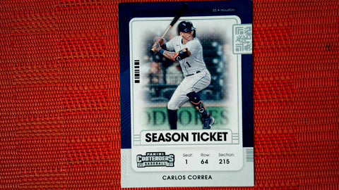 2021 Panini Contenders Baseball Base #71 Carlos Correa Default Title