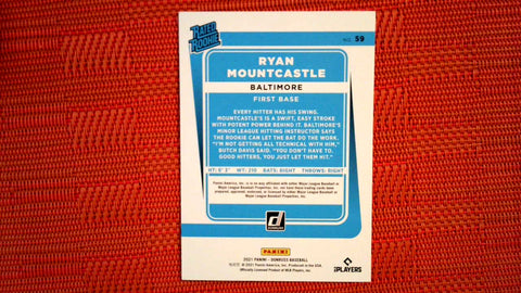 2021 Panini Donruss Baseball Rated Rookie #59 Ryan Mountcastle Default Title