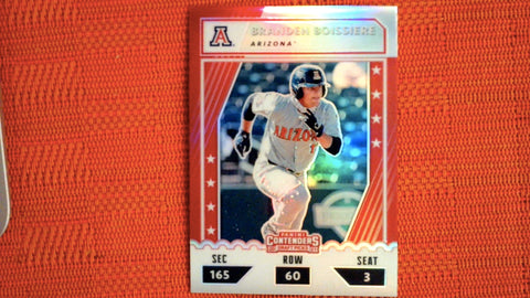 2021 Panini Elite Extra Edition Baseball College Ticket Silver Prizm #CTO-BO Branden Boissiere Default Title
