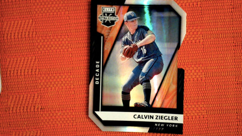2021 Panini Elite Extra Edition Baseball Decase Die-Cut #46 Calvin ZIegler 26/999 Default Title