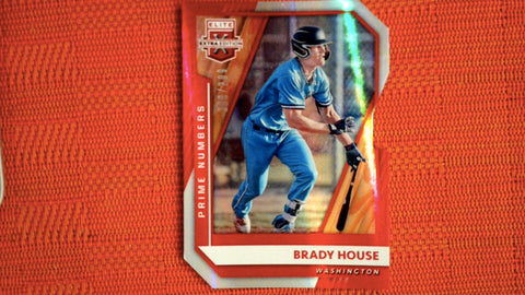2021 Panini Elite Extra Edition Baseball Prime Numbers Die Cut #11 Brady House 208/209 Default Title