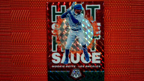 2021 Panini Mosaic Baseball "Hot Sauce" Green #H54 Mookie Betts Default Title