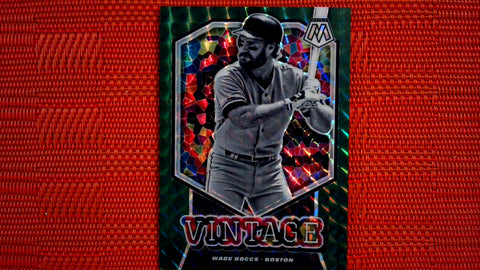 2021 Panini Mosaic Baseball "Vintage" Orange Fluorescent 51/99 #V5 Wade Boggs Default Title