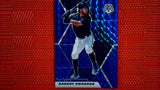 2021 Panini Mosaic Baseball Blue Prizm 8/99 #23 Dansby Swanson Default Title