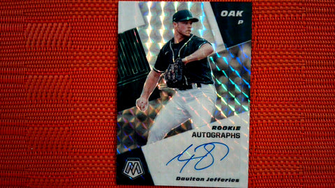 2021 Panini Mosaic Baseball Rookie Autographs #RAM-JE Daulton Jefferies Default Title