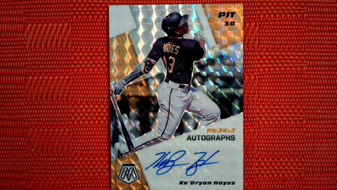 2021 Panini Mosaic Baseball Rookie Autographs #RAM-KB Ke' Bryan Hayes Default Title