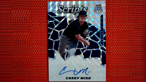2021 Panini Mosaic Baseball Scripts Auto #SCR-CM Casey Mize- Rookie Default Title