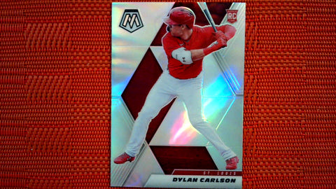 2021 Panini Mosaic Baseball Silver Prizm #227 Dylan Carlson - Rookie Default Title