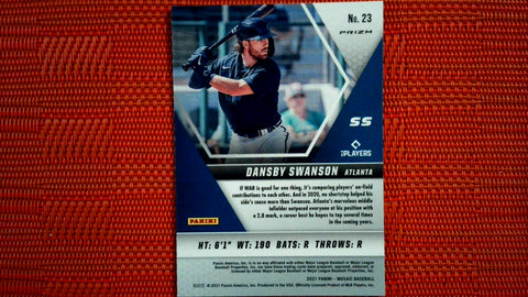 2021 Panini Mosaic Baseball Silver Prizm #23 Dansby Swanson Default Title