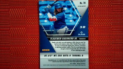 2021 Panini Mosaic Baseball Silver Prizm #79 Vladimir Guerrero Jr Default Title