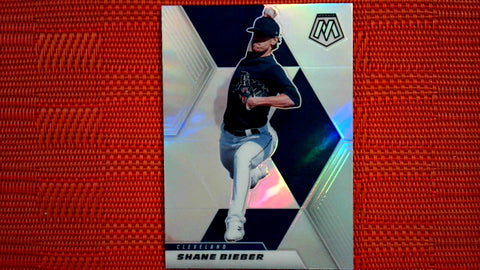 2021 Panini Mosaic Baseball Silver Prizm #80 Shane Bieber Default Title