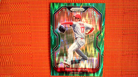 2021 Panini Prizm Forest Green Flash 1/5 #183 Shohei Ohtani EBAY 1/1 Default Title