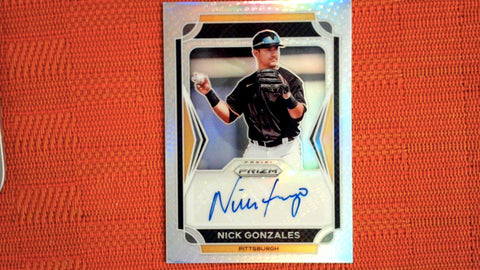2021 Panini Prizm Draft Picks Baseball Autograph Silver Prizm #AU-GO Nick Gonzales Default Title