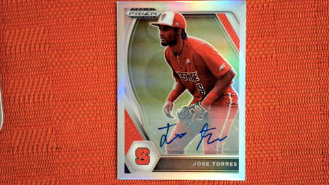 2021 Panini Prizm Draft Picks Baseball Autograph Silver Prizm #PDP89 Jose Torres Default Title