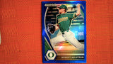 2021 Panini Prizm Draft Picks Baseball Blue Prizm #PDP186 Robert Ahlstrom Default Title