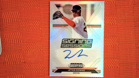 2021 Panini Prizm Draft Picks Baseball Signing Sessions Auto #SS-JD Jeter Downs Default Title