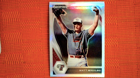 2021 Panini Prizm Draft Picks Baseball Silver Prizm #PDP50 Matt Mikulski Default Title