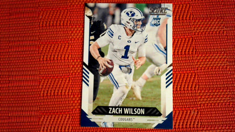 2021 Panini Score Football ZACH WILSON RC Rookie Base Card No 304 Default Title