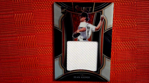 2021 Panini Select Baseball #RJS-DK Dean Kremer Rookie Jumbo Swatch Set Default Title