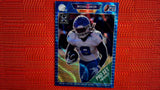 2021 Pro Set Metal Football #64 Michael Carter Blue WAVE #/50 Default Title
