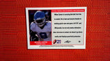 2021 Pro Set Metal Football #64 Michael Carter Blue WAVE #/50 Default Title