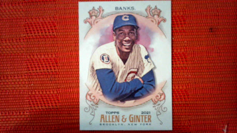 2021 Topps Allen & Ginter: #33 Ernie Banks - Chicago Cubs Default Title