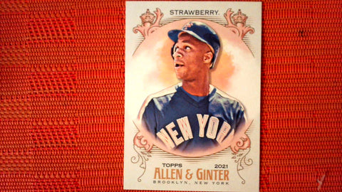 2021 Topps Allen & Ginter: #335 Darryl Strawberry - New York Mets (SP) Default Title