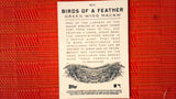 2021 Topps Allen & Ginter: #BOF-8 Green-Wing Macaw (Birds of a Feather Set) Default Title