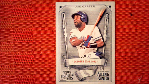 2021 Topps Allen & Ginter: #HH-1 Joe Carter - Toronto Blue Jays (Historic Hits Set) Default Title