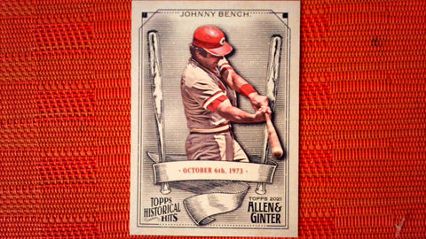 2021 Topps Allen & Ginter: #HH-31 Johnny Bench - Cincinnati Reds (Historic Hits Set) Default Title