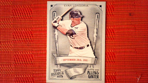 2021 Topps Allen & Ginter: #HH-48 Evan Longoria - Tampa Bay Rays (Historic Hits Set) Default Title