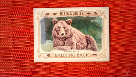 2021 Topps Allen & Ginter: #RB-9 Brown Bear (Rallying Back Set) Default Title