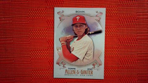 2021 Topps Allen & Ginter Hot Box Silver Foil #100 Alec Bohm Default Title