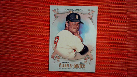 2021 Topps Allen & Ginter Hot Box Silver Foil #102 Carl Yastrzemski Default Title