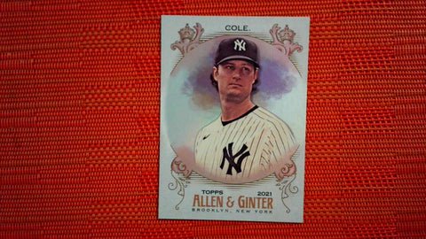 2021 Topps Allen & Ginter Hot Box Silver Foil #123 Gerrit Cole Default Title