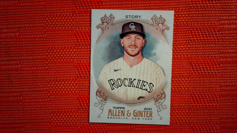 2021 Topps Allen & Ginter Hot Box Silver Foil #128 Trevor Story Default Title