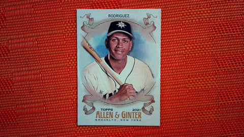 2021 Topps Allen & Ginter Hot Box Silver Foil #18 Alex Rodriguez Default Title