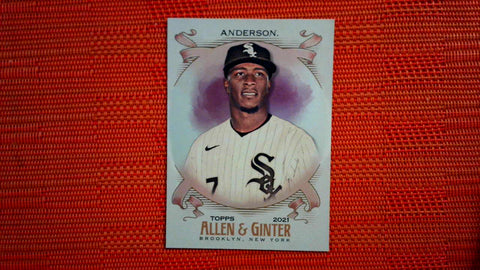 2021 Topps Allen & Ginter Hot Box Silver Foil #184 Tim Anderson Default Title