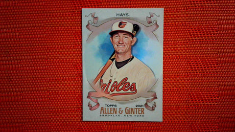 2021 Topps Allen & Ginter Hot Box Silver Foil #198 Austin Hays Default Title