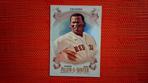 2021 Topps Allen & Ginter Hot Box Silver Foil #253 Rafael Devers Default Title