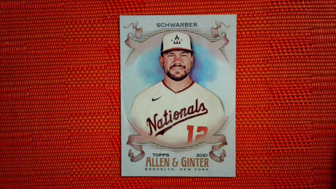 2021 Topps Allen & Ginter Hot Box Silver Foil #282 Kyle Schwarber Default Title