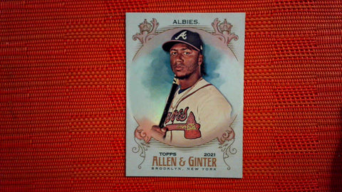 2021 Topps Allen & Ginter Hot Box Silver Foil #43 Ozzie Albies Default Title