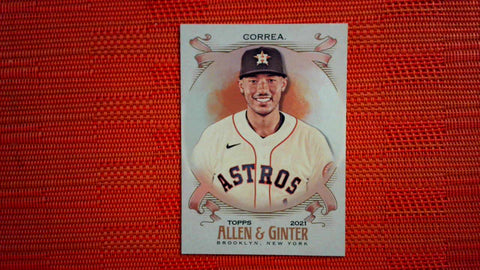 2021 Topps Allen & Ginter Hot Box Silver Foil #94 Carlos Correa Default Title