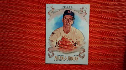 2021 Topps Allen & Ginter Hot Box Silver Foil SP #348 Bob Feller Default Title