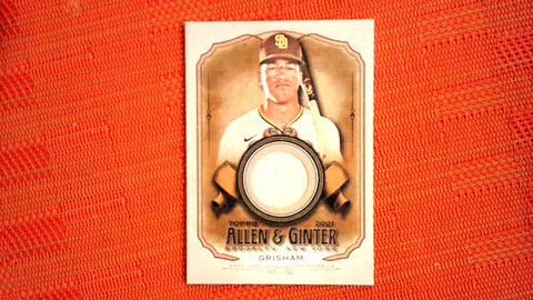 2021 Topps Allen & Ginter Relic Card #AGA-TG Trent Grisham Default Title