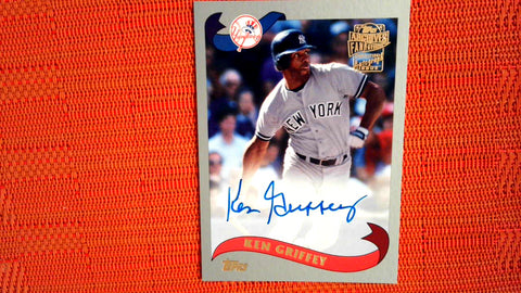 2021 Topps Archives Fan Favorite Certified Silver Autograph Issue #FFA-KG Ken Griffey 94/99 Default Title
