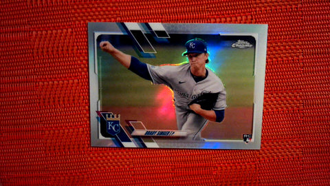 2021 Topps Chrome #166 Brady Singer Refractor Rookie Default Title
